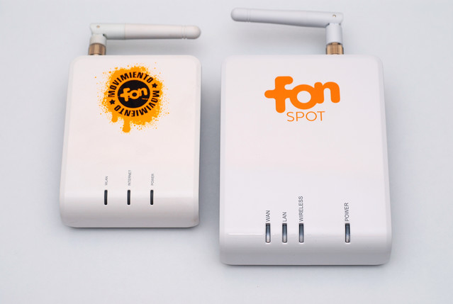 Fon Fonera+ 與上一代 Fon
